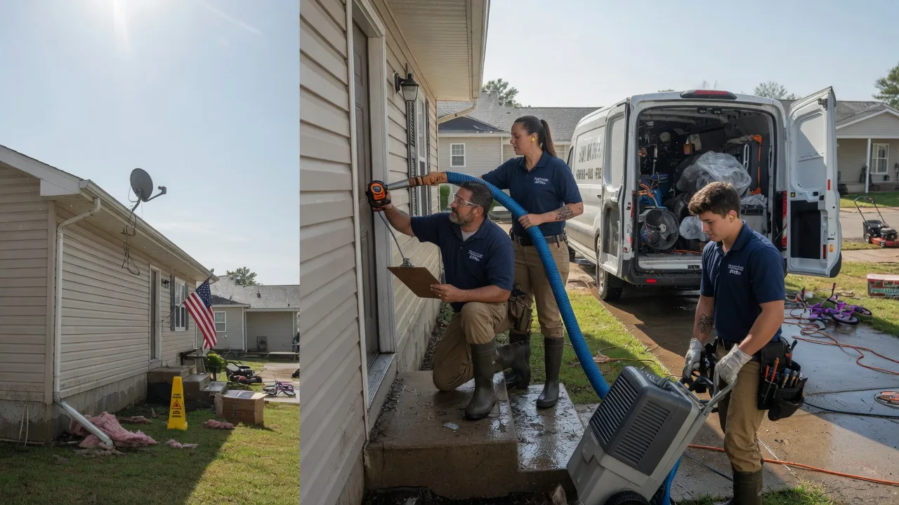 Ceiling Water Damage Restoration in Saint Bernice, IN near me